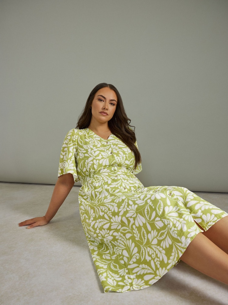 Evans Green Tea Dress - Image 4 of 6