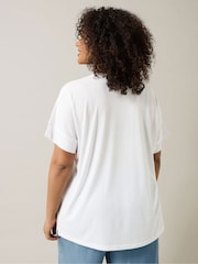 Evans Foil Print Jersey T-Shirt - Image 3 of 6