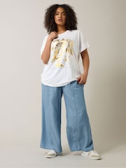Evans Foil Print Jersey T-Shirt - Image 5 of 6