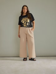 Evans Foil Print Jersey T-Shirt - Image 1 of 2
