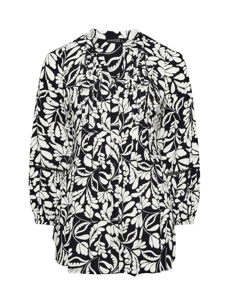 Evans – schwarze Bluse mit Biesen - Bild 6 von 6