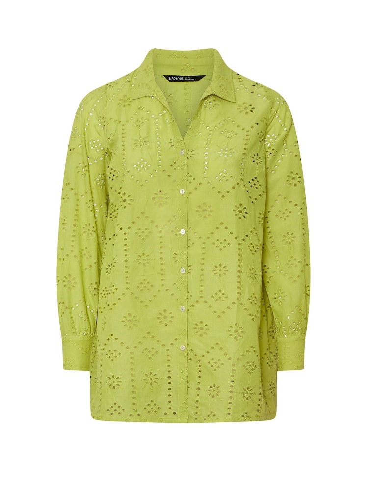 Evans Green Broidery 100% Cotton Blouse - Image 6 of 6 Evans Green Broidery 100% Cotton Blouse - Image 6 of 6