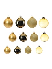 Decoris Red Pack of 21 Glass Christmas Baubles - Image 3 of 3