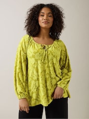 Evans Blue Burnout Jersey Top - Image 1 of 5