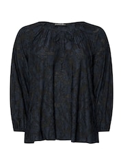 Evans Blue Burnout Jersey Top - Image 5 of 5