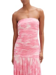 Bardot Pink Solana Printed Mesh Maxi Dress - Image 2 of 4