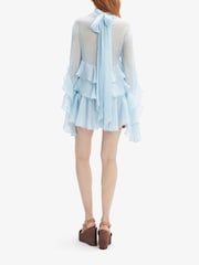 Bardot Blue Anyssa Ruffle Mini Dress - Image 2 of 4