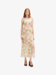 Bardot Pink Cantara Printed Maxi Dress - Image 1 of 4