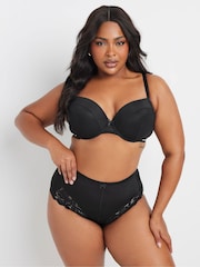 Yours Curve Pink Mesh Padded Plunge Bras 2 Pack - Image 4 of 9