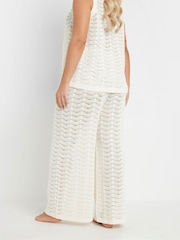 Yours Curve Natural Beachwear Co-ord Trousers - Image 3 of 4