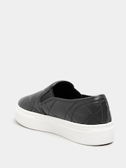 Yours Curve Extra-Wide Fit Quilted Slip on Trainers - Image 3 of 5