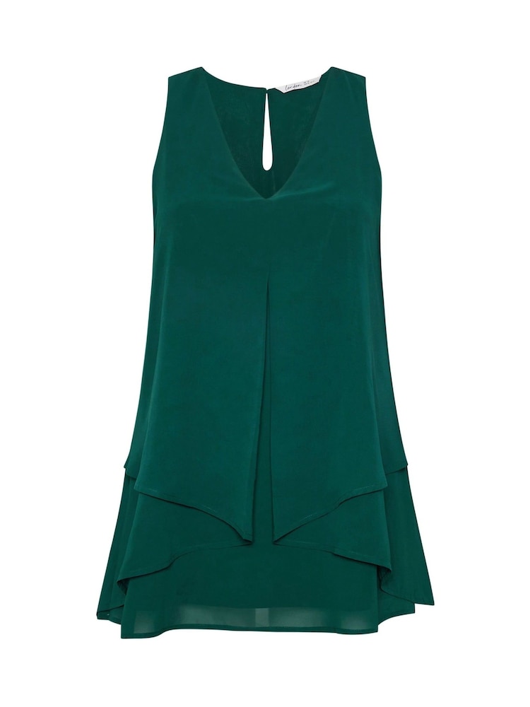 Verde - Yours Curve London Layered Top - Imagen 6 de 6 Verde - Yours Curve London Layered Top - Imagen 6 de 6