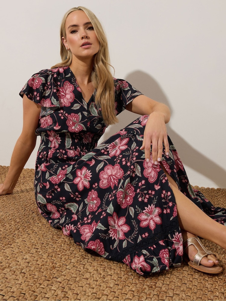 Negro - Long Tall Sally Button Maxi Dress - Imagen 2 de 5 Negro - Long Tall Sally Button Maxi Dress - Imagen 2 de 5