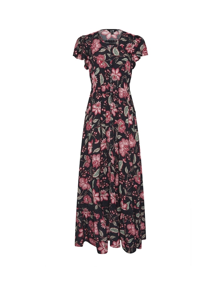 Negro - Long Tall Sally Button Maxi Dress - Imagen 5 de 5 Negro - Long Tall Sally Button Maxi Dress - Imagen 5 de 5
