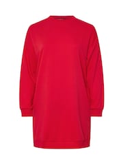Yours Curve Red Sweatshirt Dress - Image 5 of 5