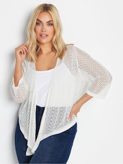 Yours Curve Chevron Pointelle Waterfall pletena jopa - Slika 1 iz 5
