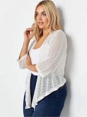 Yours Curve Chevron Pointelle Waterfall pletena jopa - Slika 5 iz 5