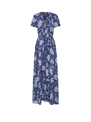 Синий - Платье макси с пуговицами Long Tall Sally - Image 6 of 6