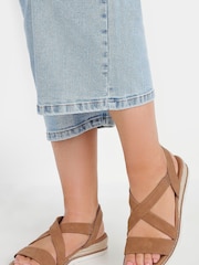 Yours Curve Nude Extra Wide Fit Wide Fit Flexi Comfort Sandals - Image 5 of 5