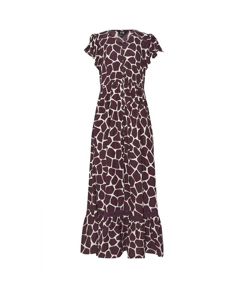 Morado - Long Tall Sally Button Maxi Dress - Imagen 5 de 5 Morado - Long Tall Sally Button Maxi Dress - Imagen 5 de 5