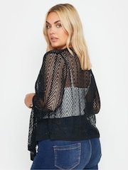 Yours Curve Chevron Pointelle Waterfall pletena jopa - Slika 2 iz 5