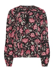 Long Tall Sally Black Lace Insert Top - Image 5 of 5