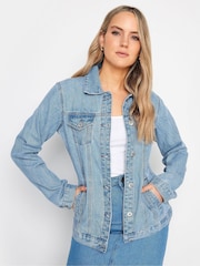 Long Tall Sally Blue 100% Cotton Denim Jacket - Image 1 of 3