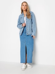 Long Tall Sally Blue 100% Cotton Denim Jacket - Image 3 of 3