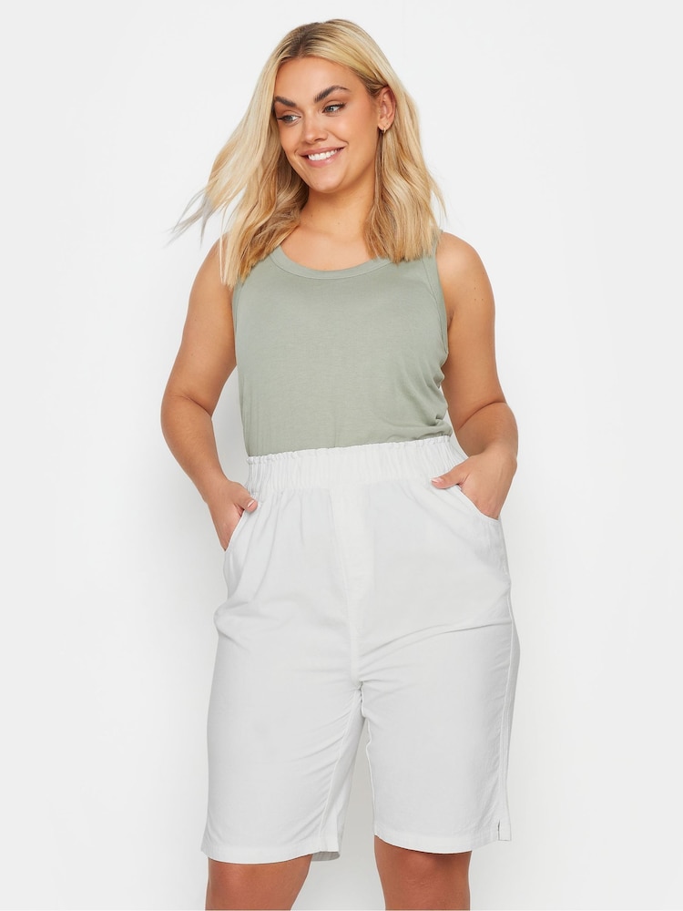Yours Curve Cool 100% Cotton Shorts - Imagen 1 de 4 Yours Curve Cool 100% Cotton Shorts - Imagen 1 de 4