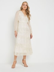 Жаккардовые платья мидакси Long Tall Sally Металлик - Image 2 of 5