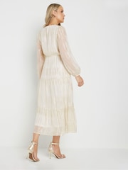 Жаккардовые платья мидакси Long Tall Sally Металлик - Image 3 of 5
