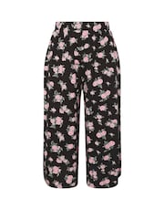 Yours Curve Black Jersey Midaxi Culottes - Image 5 of 5