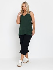 Yours Curve Green Smiling Yarn Vest - Image 2 of 5
