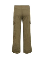 PixieGirl Petite Khaki Twill Loose Utility Trousers - Image 5 of 5