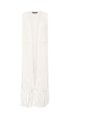 PixieGirl Petite Natural Crochet Longline Coverups - Image 9 of 9