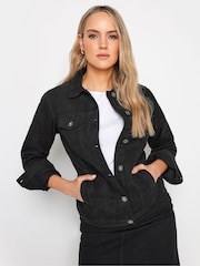 Long Tall Sally Black Denim 100% Cotton Jacket - Image 1 of 5