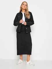 Long Tall Sally Black Denim 100% Cotton Jacket - Image 2 of 5