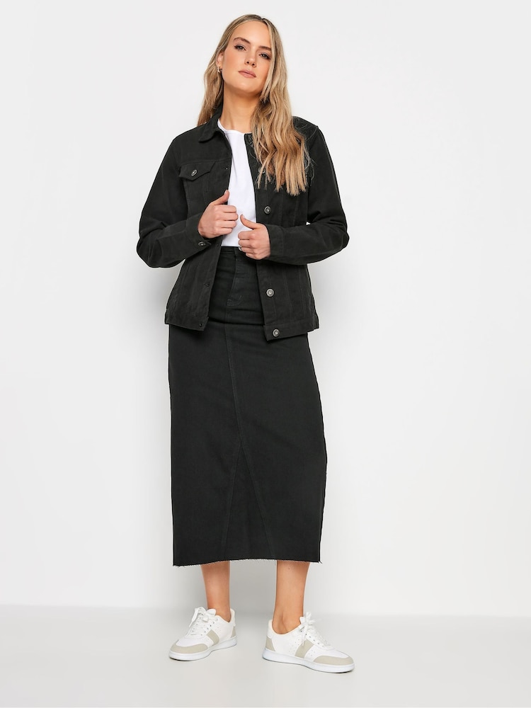 Long Tall Sally Black Denim 100% Cotton Jacket - Image 2 of 5