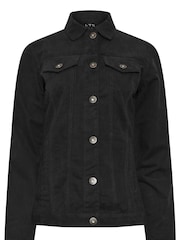 Long Tall Sally Black Denim 100% Cotton Jacket - Image 5 of 5