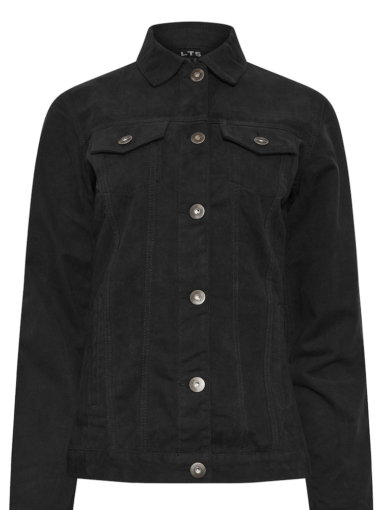 Long Tall Sally Black Denim 100% Cotton Jacket - Image 5 of 5