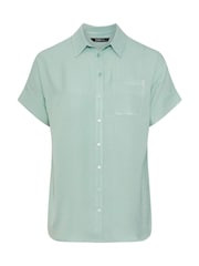 Yours Curve Blue Oversized Grown On Shirt - Image 5 of 5