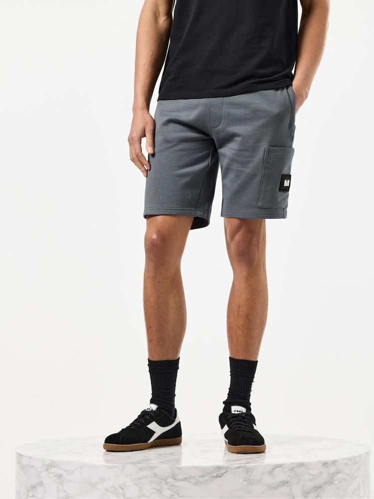 Серый - Weekend Offender Hawkins Zip Pocket Shorts - Image 1 of 6