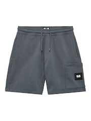 Серый - Weekend Offender Hawkins Zip Pocket Shorts - Image 4 of 6