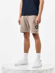Коричневый - Weekend Offender Hawkins Zip Pocket Shorts - Image 1 of 6