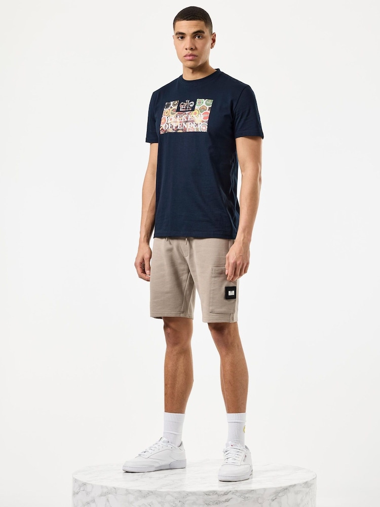 Коричневый - Weekend Offender Hawkins Zip Pocket Shorts - Image 2 of 6