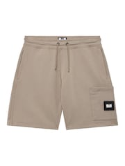 Коричневый - Weekend Offender Hawkins Zip Pocket Shorts - Image 4 of 6