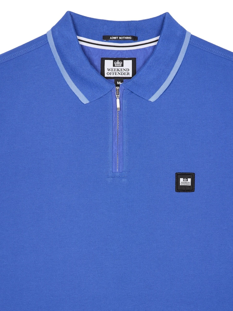 Weekend Offender Monti Zip Polo Shirt - Image 4 of 4