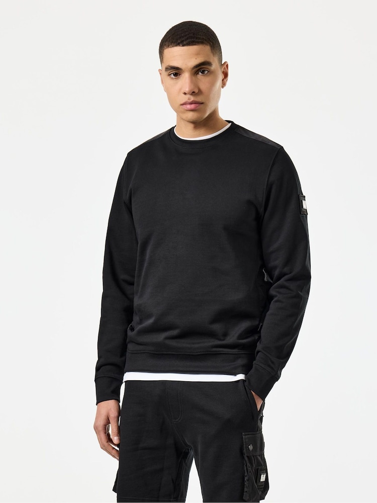 Weekend Offender Parachute Overlay Sweatshirt - Image 1 of 5