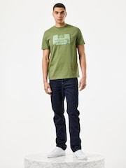 Weekend Offender Green Bonpensiero Graphic 100% Cotton T-Shirt - Image 2 of 7