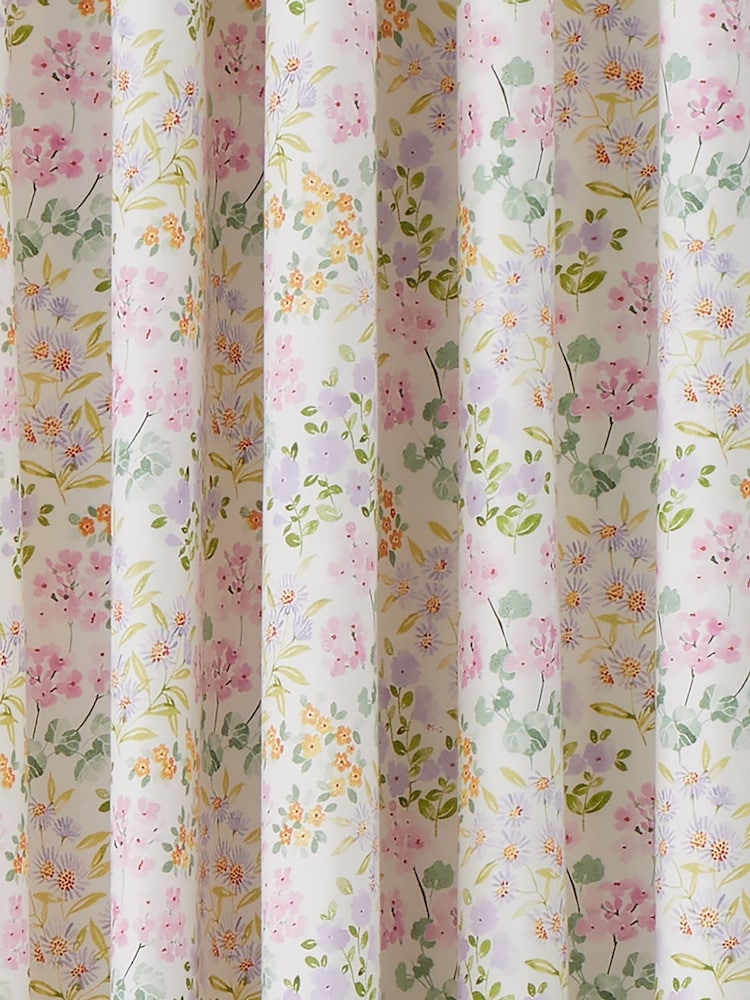 Dreams & Drapes Edith Lined Pair of Eyelet Curtains - Imagen 3 de 3